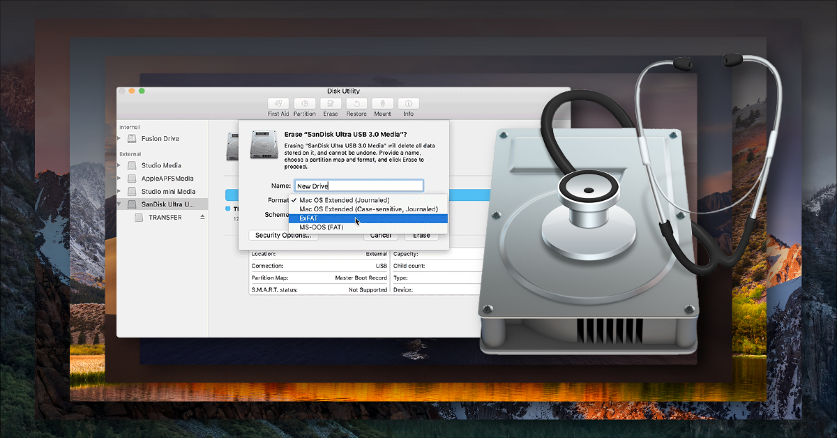 is there different formatting for usb drive for pc v mac?